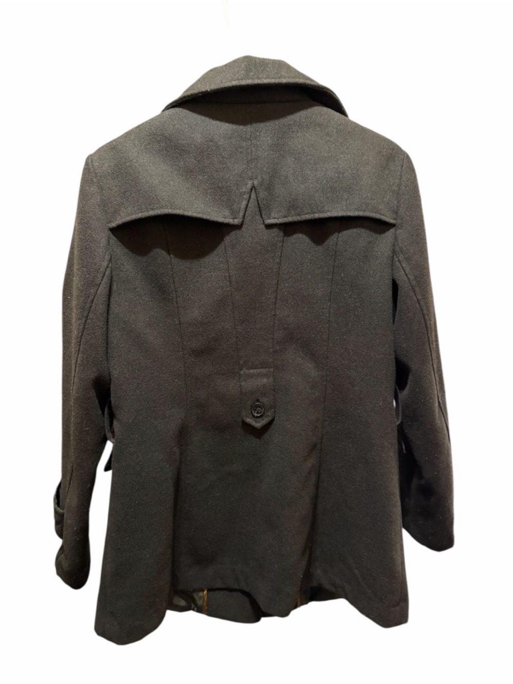 Nicole Miller Elegant Black Pea Coat - Picture 5 of 5